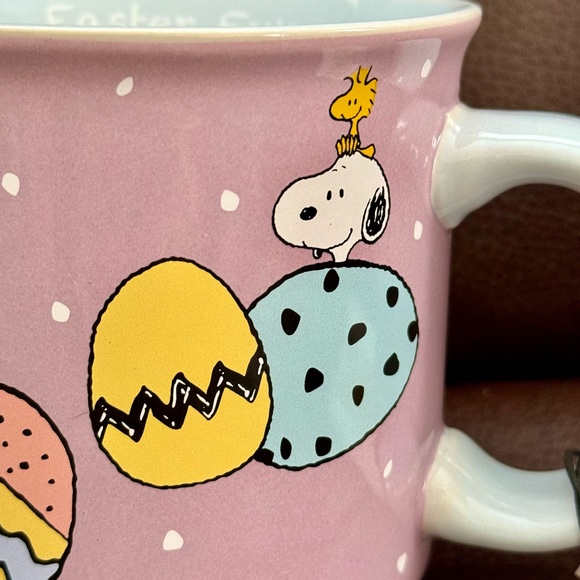 Peanuts Easter Fun - Snoopy & Woodstock with Easter Eggs Ceramic Mug - Picture 3 of 12